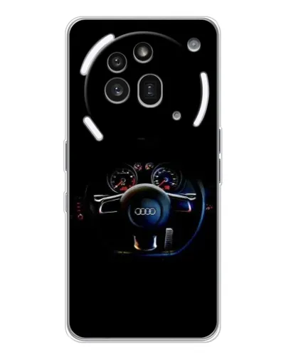 Чехол для Nothing Phone (3a) Pro с картинкой «Салон Audi — руль» Чехол для Nothing Phone (3a) Pro с картинкой «Салон Audi — руль»
