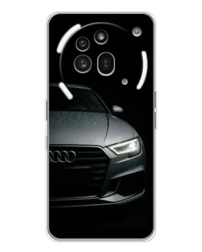 Чехол для Nothing Phone (3a) Pro с картинкой «Audi — детализация кузова» Чехол для Nothing Phone (3a) Pro с картинкой «Audi — детализация кузова»