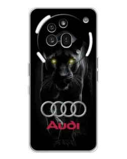 Чехол для Nothing Phone (3a) Pro с картинкой «Пантера и Audi»