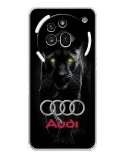Чехол для Nothing Phone (3a) Pro с картинкой «Пантера и Audi» Чехол для Nothing Phone (3a) Pro с картинкой «Пантера и Audi»