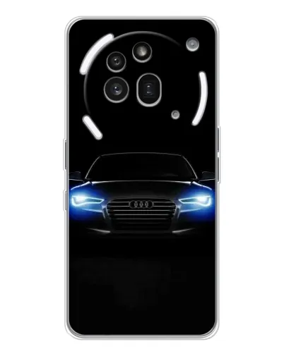 Чехол для Nothing Phone (3a) Pro с картинкой «Audi в неоне» Чехол для Nothing Phone (3a) Pro с картинкой «Audi в неоне»