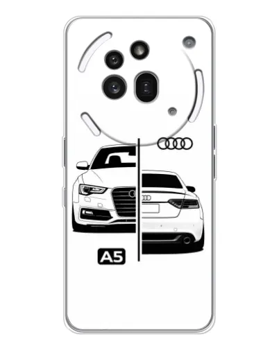 Чехол для Nothing Phone (3a) Pro с картинкой «Audi — контрастный дизайн» Чехол для Nothing Phone (3a) Pro с картинкой «Audi — контрастный дизайн»
