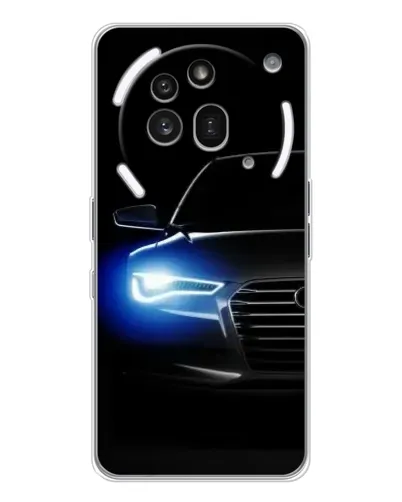 Чехол для Nothing Phone (3a) Pro с картинкой «Неоновый взгляд Audi» Чехол для Nothing Phone (3a) Pro с картинкой «Неоновый взгляд Audi»
