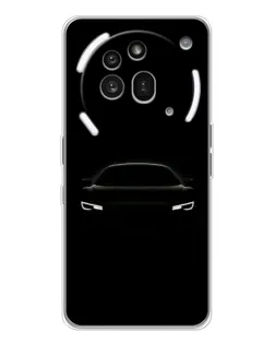 Чехол для Nothing Phone (3a) Pro с картинкой «Взгляд Audi в темноте»