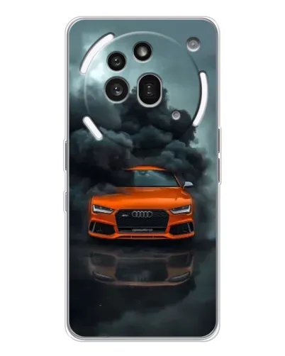 Чехол для Nothing Phone (3a) Pro с картинкой «Audi в облаках дыма» Чехол для Nothing Phone (3a) Pro с картинкой «Audi в облаках дыма»