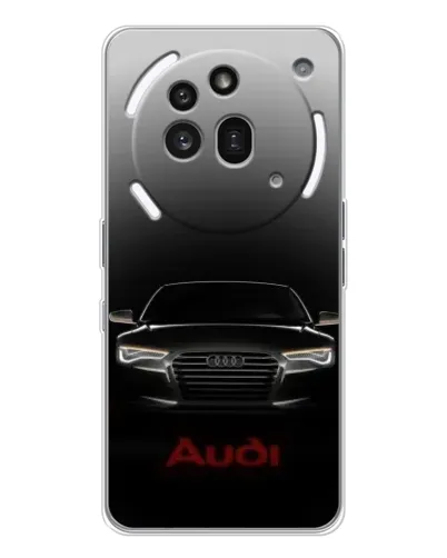 Чехол для Nothing Phone (3a) Pro с картинкой «Audi — градиентный контур» Чехол для Nothing Phone (3a) Pro с картинкой «Audi — градиентный контур»