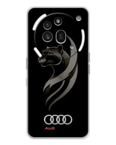 Чехол для Nothing Phone (3a) Pro с картинкой «Графика — пантера и Audi» Чехол для Nothing Phone (3a) Pro с картинкой «Графика — пантера и Audi»