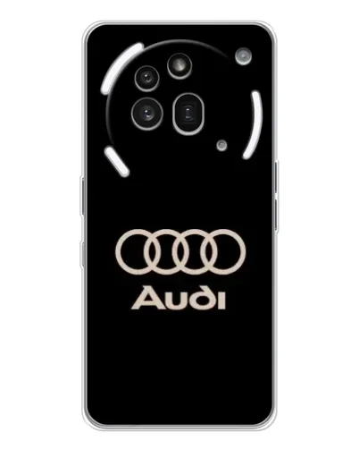 Чехол для Nothing Phone (3a) Pro с картинкой «Audi — золотой логотип» Чехол для Nothing Phone (3a) Pro с картинкой «Audi — золотой логотип»