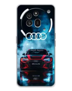 Чехол для Nothing Phone (3a) Pro с картинкой «Audi Sport — неон»