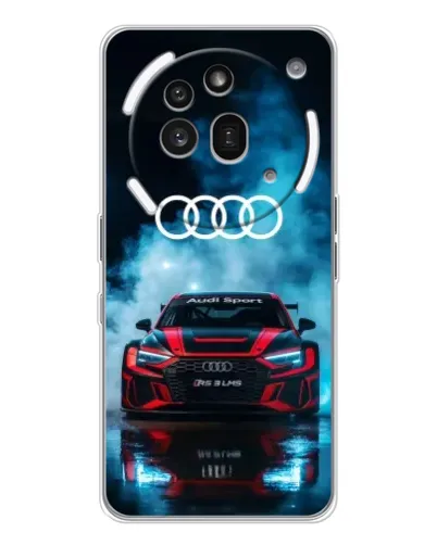 Чехол для Nothing Phone (3a) Pro с картинкой «Audi Sport — неон» Чехол для Nothing Phone (3a) Pro с картинкой «Audi Sport — неон»