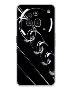 Чехол для Nothing Phone (3a) Pro с картинкой «Audi — абстрактные кольца»