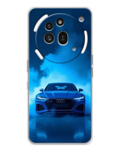 Чехол для Nothing Phone (3a) Pro с картинкой «Audi — голубая энергия» Чехол для Nothing Phone (3a) Pro с картинкой «Audi — голубая энергия»
