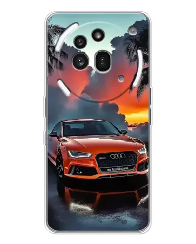 Чехол для Nothing Phone (3a) Pro с картинкой «Audi — закат» Чехол для Nothing Phone (3a) Pro с картинкой «Audi — закат»
