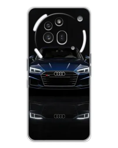 Чехол для Nothing Phone (3a) Pro с картинкой «Audi — ночное отражение» Чехол для Nothing Phone (3a) Pro с картинкой «Audi — ночное отражение»