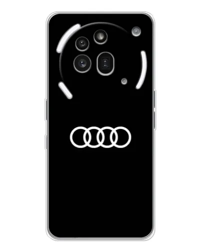 Чехол для Nothing Phone (3a) Pro с картинкой «Audi White Logo» Чехол для Nothing Phone (3a) Pro с картинкой «Audi White Logo»