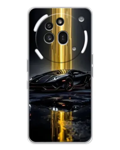 Чехол для Nothing Phone (3a) Pro с картинкой «Ночной Lamborghini драйв» Чехол для Nothing Phone (3a) Pro с картинкой «Ночной Lamborghini драйв»