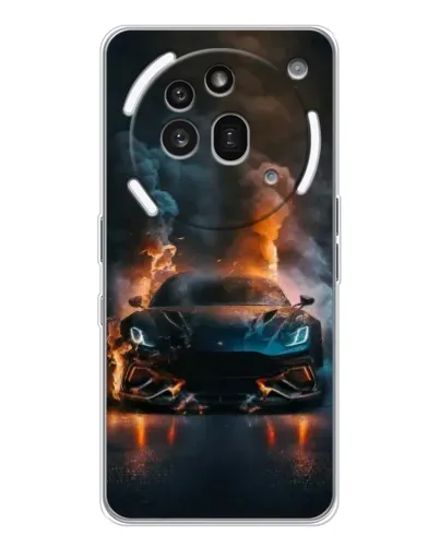 Чехол для Nothing Phone (3a) Pro с картинкой «Lamborghini дымная эстетика» Чехол для Nothing Phone (3a) Pro с картинкой «Lamborghini дымная эстетика»