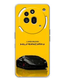 Чехол для Nothing Phone (3a) Pro с картинкой «Lamborghini Huracan черный»