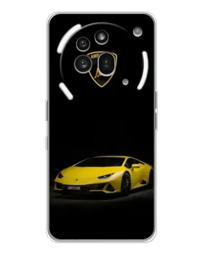 Чехол для Nothing Phone (3a) Pro с картинкой «Lamborghini желтый акцент» Чехол для Nothing Phone (3a) Pro с картинкой «Lamborghini желтый акцент»