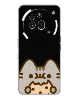 Чохол для Nothing Phone (3a) Pro з картинкою «Пушин на чорному»