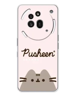 Чохол для Nothing Phone (3a) Pro з картинкою «Pusheen логотип»