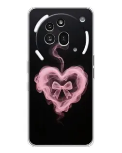 Чехол для Nothing Phone (3a) Pro с картинкой «Дымчатое сердце» Чехол для Nothing Phone (3a) Pro с картинкой «Дымчатое сердце»