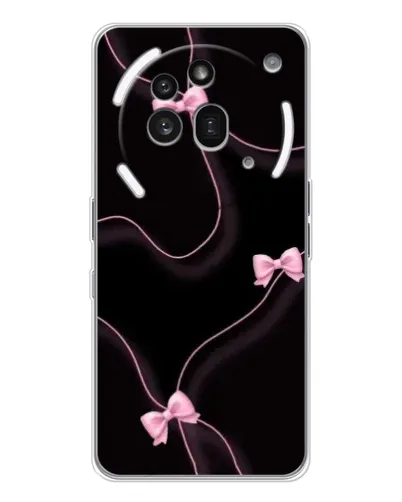 Чехол для Nothing Phone (3a) Pro с картинкой «Розовые ленты» Чехол для Nothing Phone (3a) Pro с картинкой «Розовые ленты»