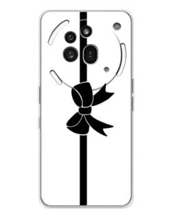 Чехол для Nothing Phone (3a) Pro с картинкой «Вертикальный бант»