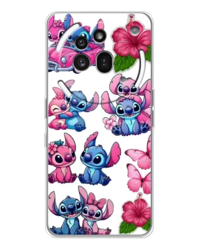 Чехол для Nothing Phone (3a) Pro с картинкой «Стикеры Stitch и Angel» Чехол для Nothing Phone (3a) Pro с картинкой «Стикеры Stitch и Angel»