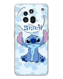 Чехол для Nothing Phone (3a) Pro с картинкой «Stitch среди цветов»