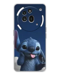 Чехол для Nothing Phone (3a) Pro с картинкой «Стич в облаках»