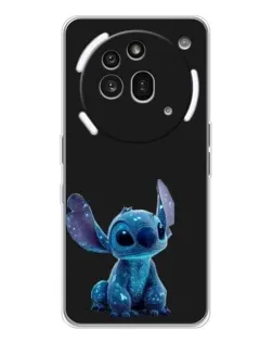Чехол для Nothing Phone (3a) Pro с картинкой «Стич на черном»