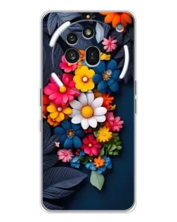 Чехол для Nothing Phone (3a) Pro с картинкой «Цветочная феерия»