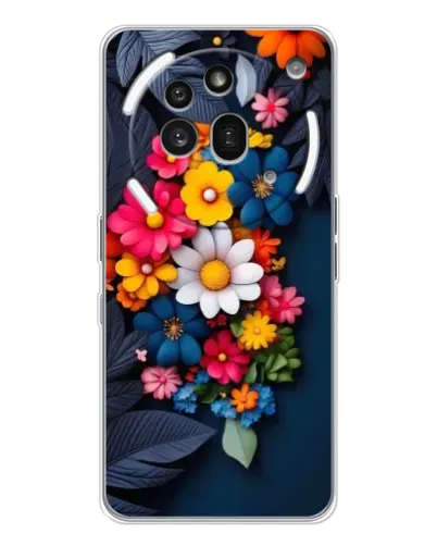 Чехол для Nothing Phone (3a) Pro с картинкой «Цветочная феерия»