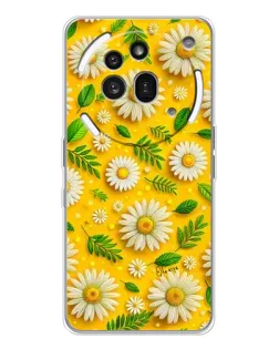 Чехол для Nothing Phone (3a) Pro с картинкой «Ромашковое солнце»