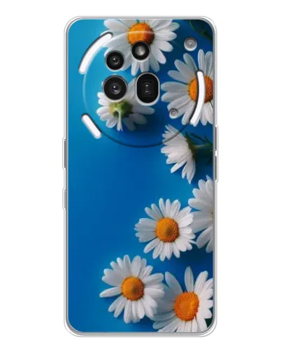 Чехол для Nothing Phone (3a) Pro с картинкой «Белоснежные маргаритки»