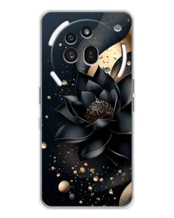 Чехол для Nothing Phone (3a) Pro с картинкой «Черный лотос»