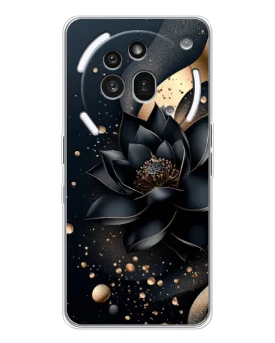 Чехол для Nothing Phone (3a) Pro с картинкой «Черный лотос»