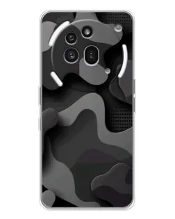 Чехол для Nothing Phone (3a) Pro с картинкой «Темный абстрактный камуфляж» Чехол для Nothing Phone (3a) Pro с картинкой «Темный абстрактный камуфляж»