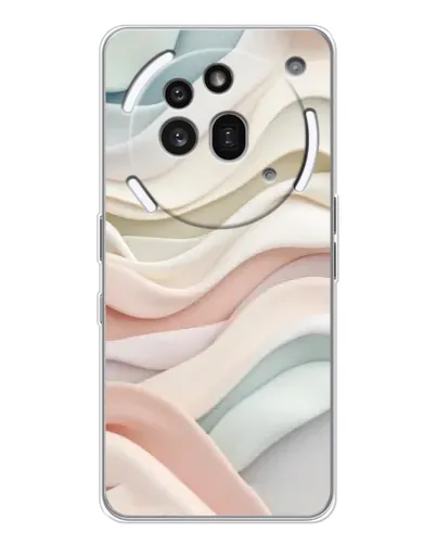 Чехол для Nothing Phone (3a) Pro с картинкой «Пастельные нежные волны» Чехол для Nothing Phone (3a) Pro с картинкой «Пастельные нежные волны»