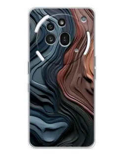 Чехол для Nothing Phone (3a) Pro с картинкой «Цветные волны каньона»