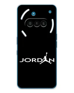 Чохол для Nothing Phone (3a) з картинкою «Jordan White Logo»