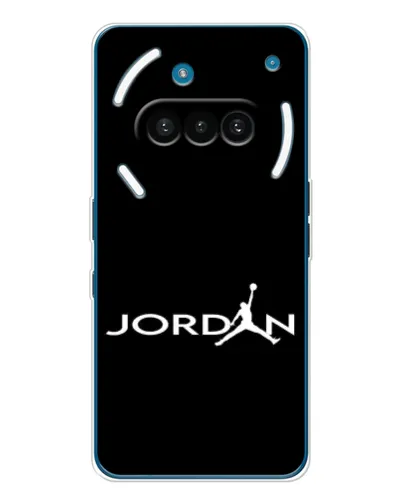 Чехол для Nothing Phone (3a) с картинкой «Jordan White Logo»