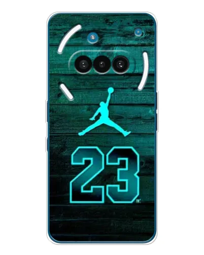 Чехол для Nothing Phone (3a) с картинкой «Jordan Cyan 23»