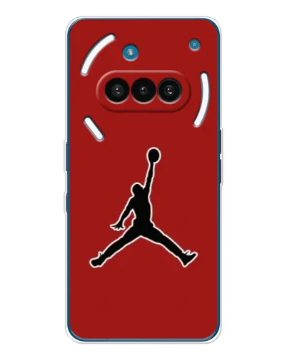 Чехол для Nothing Phone (3a) с картинкой «Jordan Red Back»