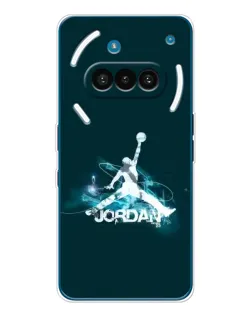 Чохол для Nothing Phone (3a) з картинкою «Jordan Blue Fire»