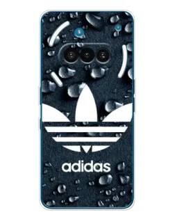 Чохол для Nothing Phone (3a) з картинкою «Adidas Trefoil Blue»