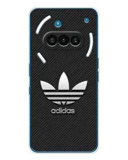 Чохол для Nothing Phone (3a) з картинкою «Adidas Карбонова текстура»