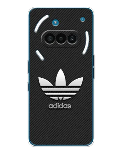 Чохол для Nothing Phone (3a) з картинкою «Adidas Карбонова текстура»