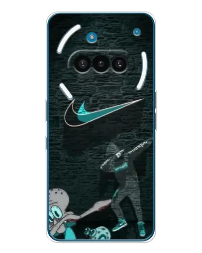 Чехол для Nothing Phone (3a) с картинкой «Спортивный арт Nike»